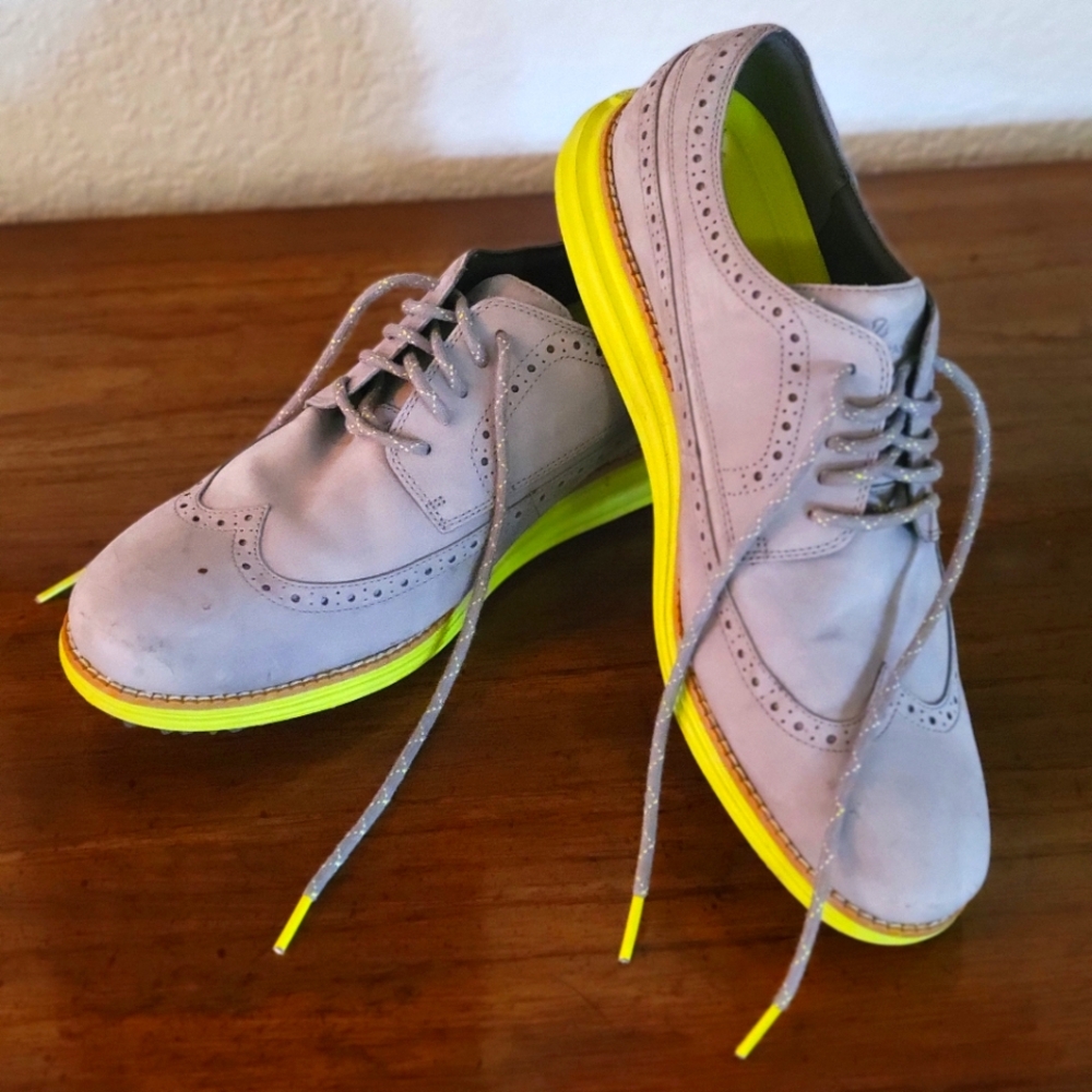 Cole Haan Zerogrand OG Wingtip Oxford Golf C34005 Waterproof WP Cleats 11